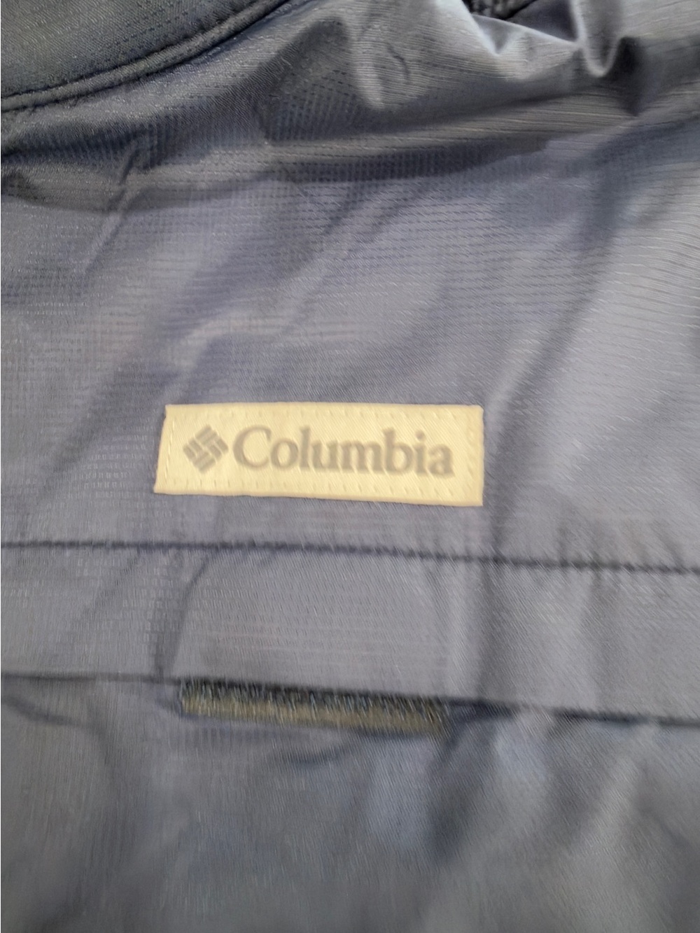 Columbia Navy and Bright Blue Kids Puffer Fleece Jacket - Picture 2 of 7